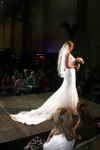 A Bride/Model at the end of the runway.